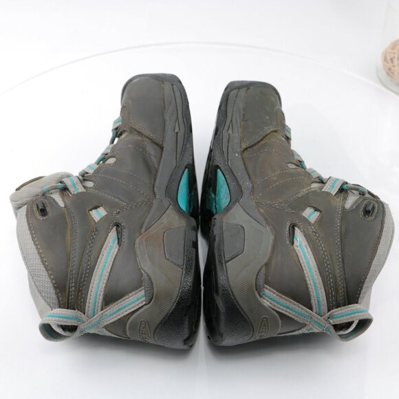 Keen Womens Detroit XT Work Boot Size 7 Gray Leather Waterproof Utility SteelToe - Picture 9 of 12